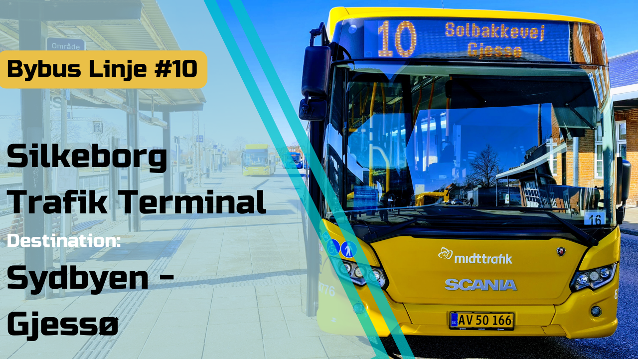 Linje #10 Silkeborg Trafikterminal - Sydbyen - Gjessø