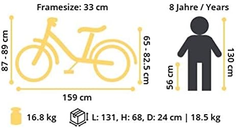 BIKESTAR Childrens Mountain Bike 21 Speed Shimano Disc Brake from 8 Years | 24 Inch Childrens Bike MTB | Risk Free Test