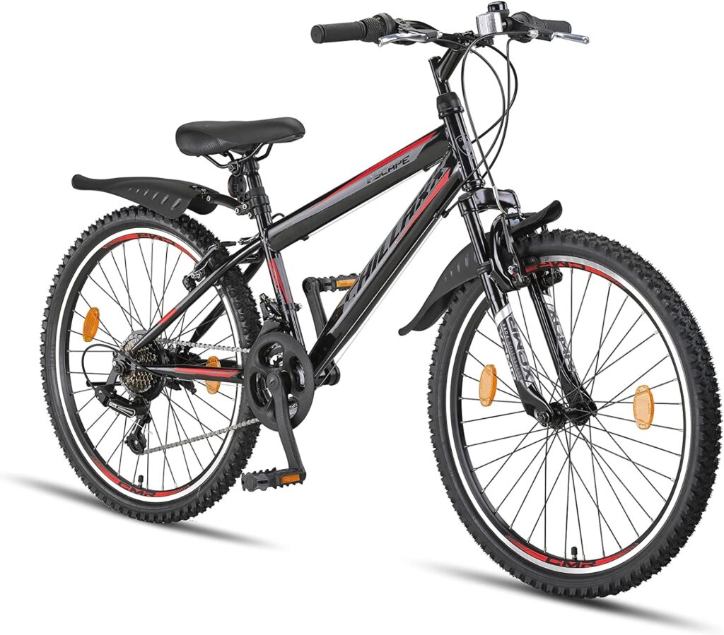 Chillaxx Bike Escape Premium Mountain Bike in 24 and 26 Inch Bicycle for Girls Boys Men and Women - 21 Speed Gear