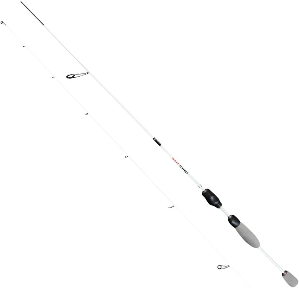 FISHN Feather - Ultraleicht Spinnrute 1,80m Wurfgewicht: 1-7g Angelrute – Spinnrute – Steckrute UL-Rute – direkte Kraftübertragung beim Fischen auf Forelle, Saibling, Barsch