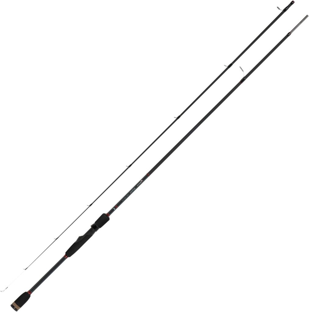 Fox Rage 2.40 m 4-17 g Warrior Dropshot Rod - Dropshot Rod for Bass, Spinning Rod for Dropshoting, Bar Rod for Dropshot Bait