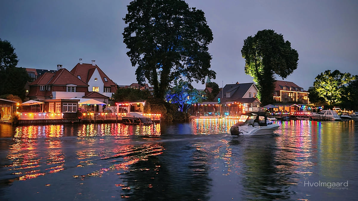 Remstrup Aa under Silkeborg Ildfest-regatta