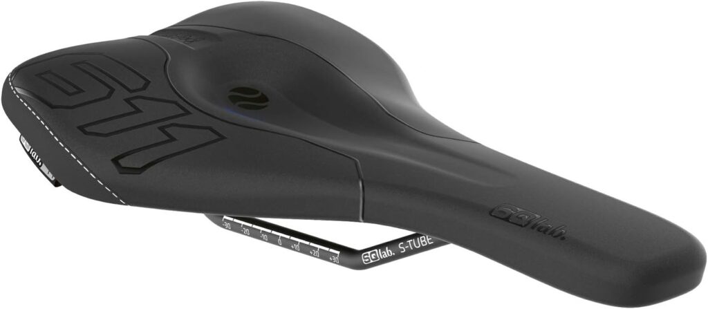 SQlab 611 Ergowave S-Tube, MTB Tech Trail Bicycle Saddle