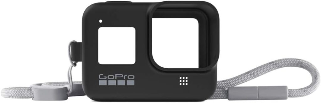 GoPro Case + Lanyard for HERO8 Black - Blackout (Official GoPro Accessory) Black
