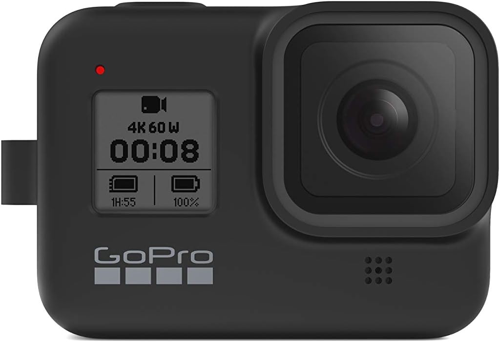 GoPro Case + Lanyard for HERO8 Black - Blackout (Official GoPro Accessory) Black