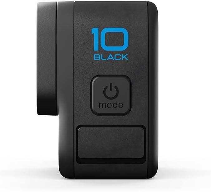 GoPro HERO10 Black Bundles - Includes Magnetic Swivel Clip, Rechargeable Battery (2), Shorty (Tripod + Handle) and Carry Bag