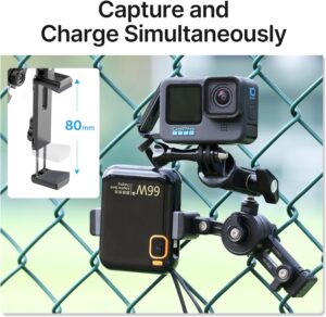 Baseball fence mount for gopro ulanzi cm010 action camera fence clamp phone mount video recording accessories for gopro 1 2