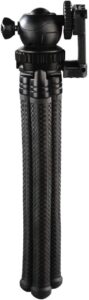 Hama flexpro dreibeinstativ 14 zoll arbeitshoehe16 27cm schwarz fuer smartphones und gopro kuge 5