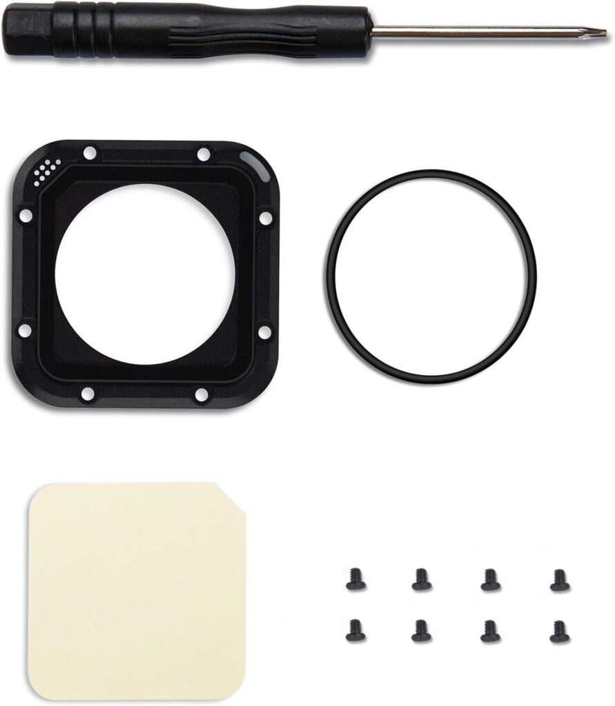 ParaPace Lens Replacement Kit for GoPro Hero 5/4 Session Protective Lens Repair Parts (Black)