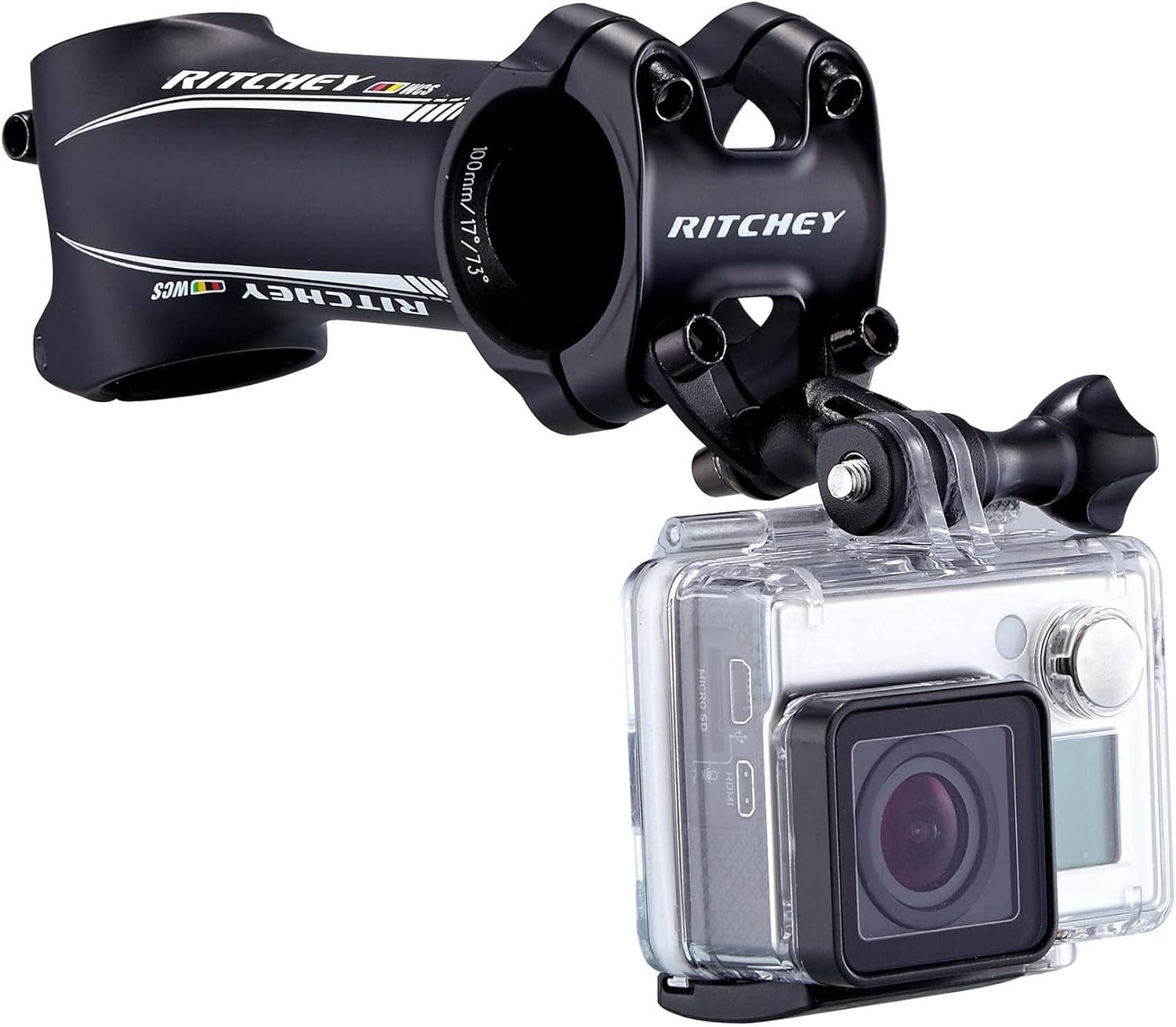 Ritchey universal stem mount gopro vorbauten schwarz 2019 zubehor review