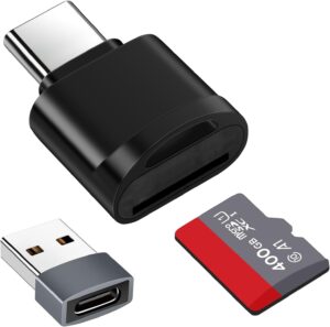 Tf kartenleser micro sd kartenleser typ c tf speicherkartenleser adapter mit usb c auf usb adapter kompatibel mit laptop 3