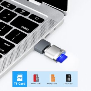Tf kartenleser micro sd kartenleser typ c tf speicherkartenleser adapter mit usb c auf usb adapter kompatibel mit laptop 5