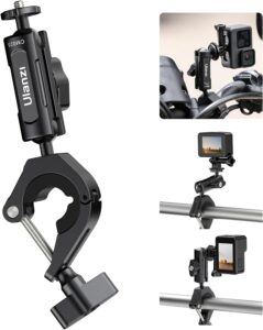 Ulanzi 360 motorcycle camera mount for gopro bike mount handlebar mount with gopro adapter for hero109876543 action came 3