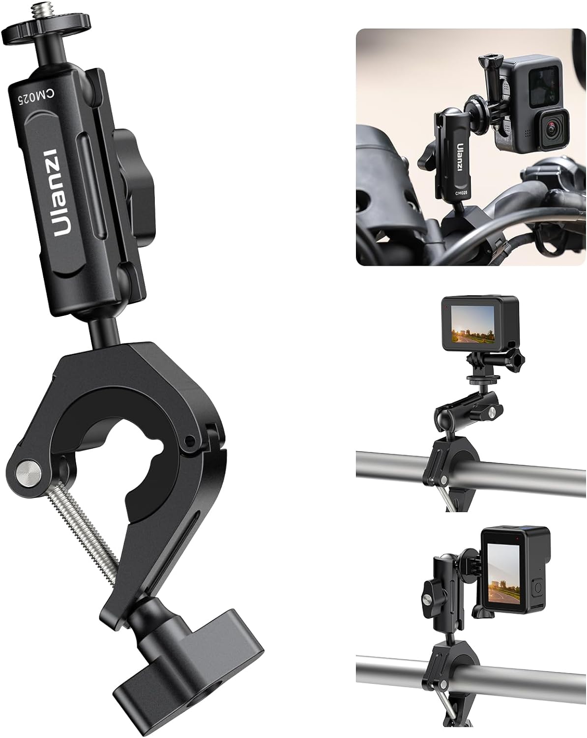 Ulanzi 360 Motorcycle Camera Mount For Gopro Bike Mount Review