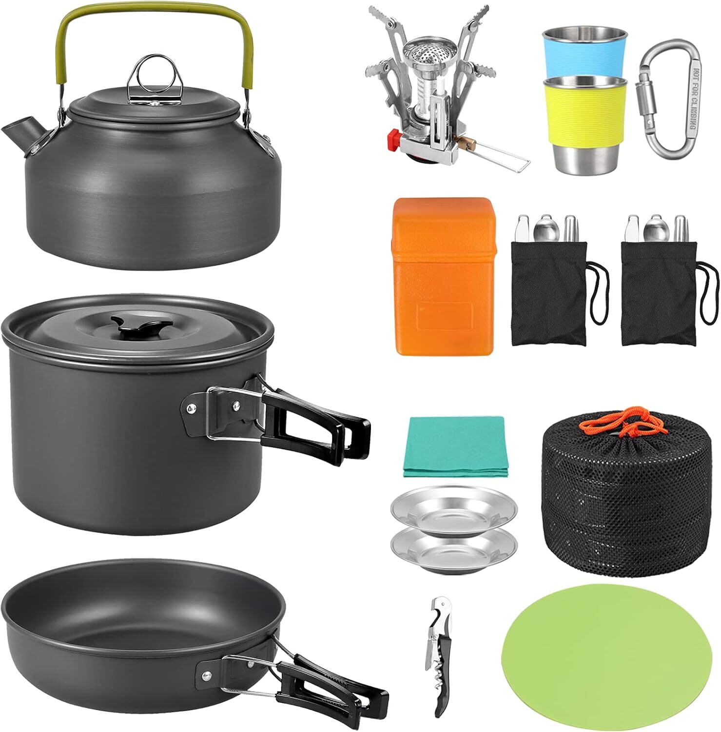 Opdag VINTEAM Camping Koeksredskaber: Perfekt Camping Service til 2-4 Personer!