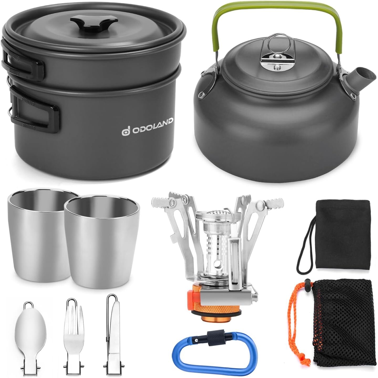 Odoland Camping Kit: Perfekt til Backpacking og Picnic!
