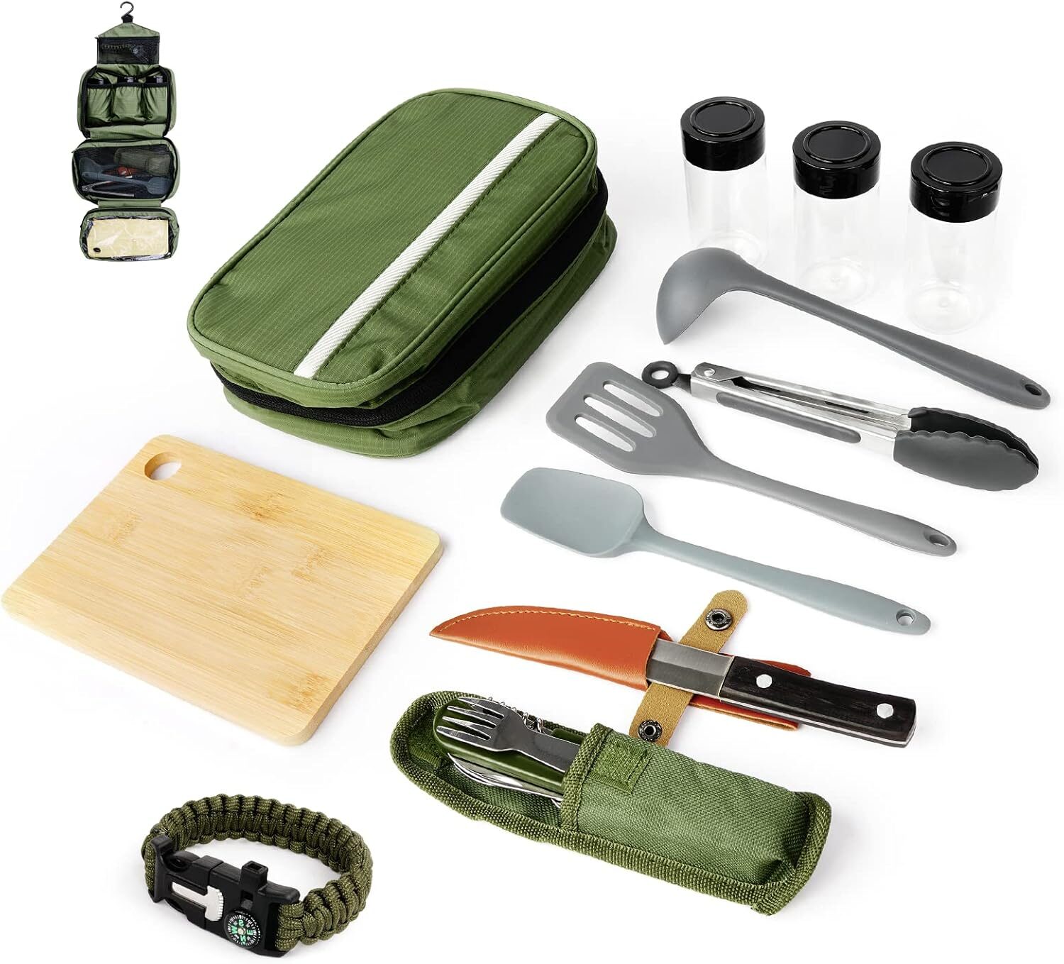 Perfekt Camping Køkken Set: Let, Praktisk & Bærevenligt