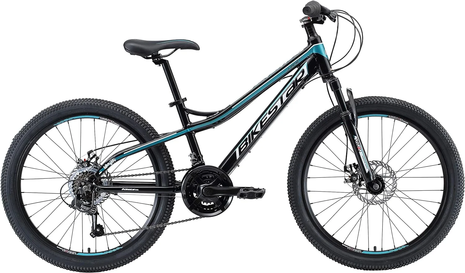 Bikestar Aluminium Mountain Bike for Kids from 9 to 14 Years of Age | 24 Inch Tyres, 21 Speed Shimano Gears, V-Brake, Suspension Fork | Children’s Bike Bikestar Aluminium Mountain Bike for Kids from 9 to 14 Years of Age | 24 Inch Tyres, 21 Speed Shimano Gears, V-Brake, Suspension Fork | Children’s Bike
