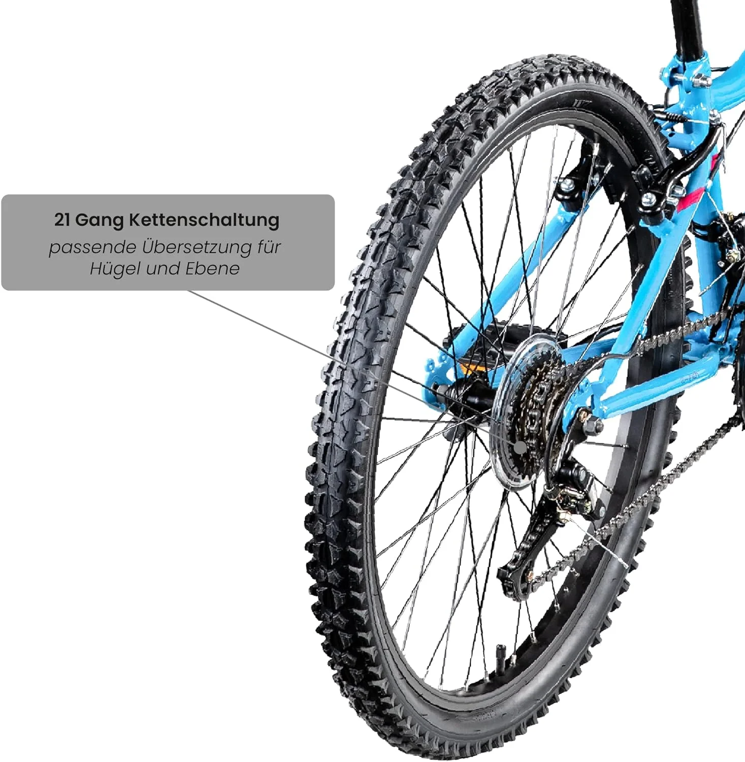 Galano Youth Bicycle 24 Inch for Boys and Girls from 8 Years 130-145 cm Mountain Bike 21 Speed and V-Brakes Childrens Bicycle MTB with Suspension Fork Youth Bike GA20 Galano Youth Bicycle 24 Inch for Boys and Girls from 8 Years 130-145 cm Mountain Bike 21 Speed and V-Brakes Childrens Bicycle MTB with Suspension Fork Youth Bike GA20