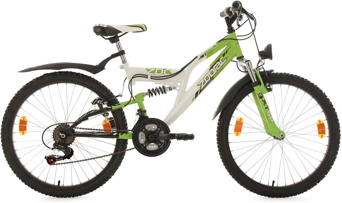 KS Cycling Kinderfahrrad Mountainbike Fully 24 Zodiac RH 38 cm